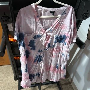 Torrid tiedye button up shirt